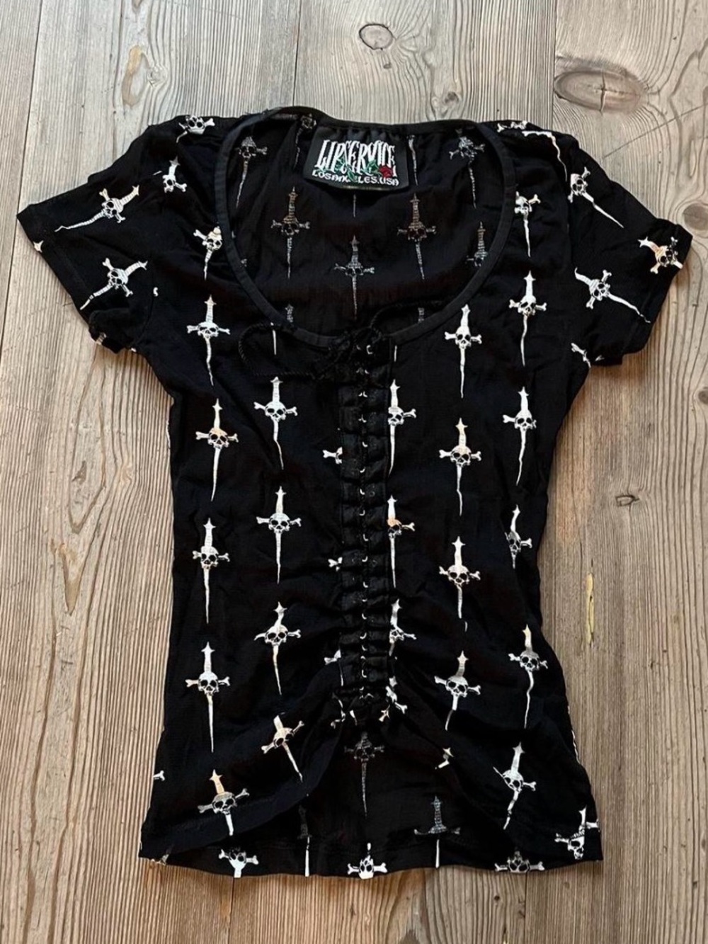 ISO ★ Lip Service RS Mesh Dagger Top